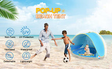 تحميل الصورة في عارض المعرض ،Pop Up Baby Beach Tent