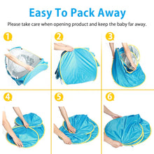 تحميل الصورة في عارض المعرض ،Pop Up Baby Beach Tent