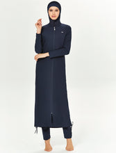 Load image into Gallery viewer, Adasea Burkini Swimsuit 4065 - Navy Blue
