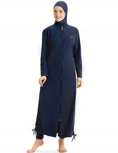 Load image into Gallery viewer, Adasea Burkini Swimsuit 4065 - Navy Blue

