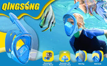 تحميل الصورة في عارض المعرض ،Snorkeling Full Face Mask
