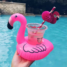 Load image into Gallery viewer, Inflatable Flamingo cup-holder
