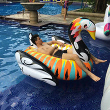 تحميل الصورة في عارض المعرض ،Colorful Swan Ride-On Float Inflatable
