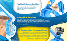 تحميل الصورة في عارض المعرض ،Snorkeling Full Face Mask

