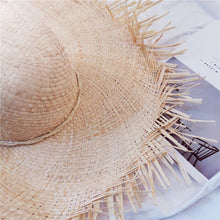 Load image into Gallery viewer, HAITI - HANDMADE STRAW BEACH HAT
