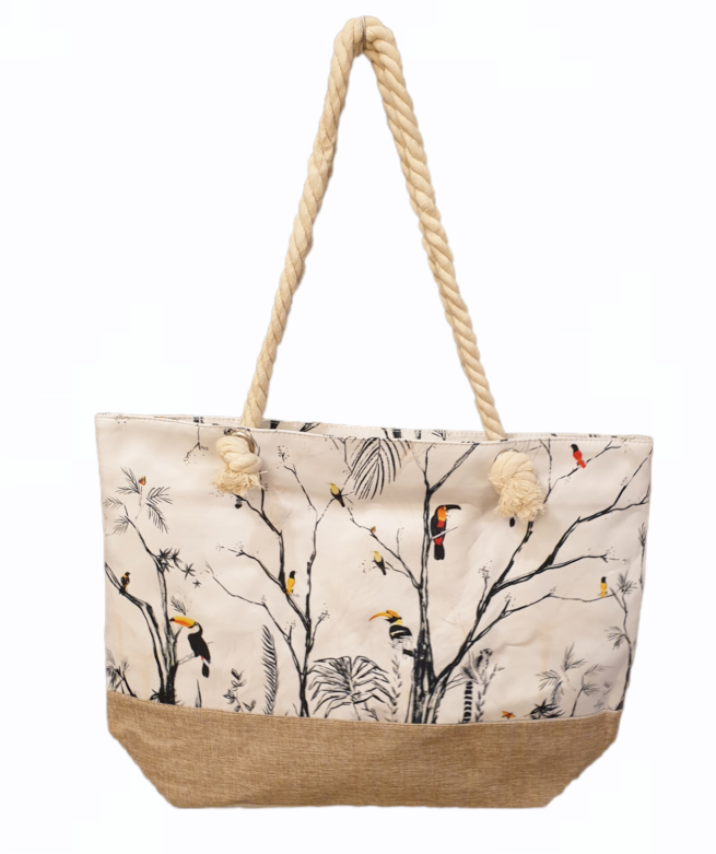 BIRD BEACH BAG