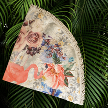 Load image into Gallery viewer, FLAMING WHITE ROUND TOWEL
