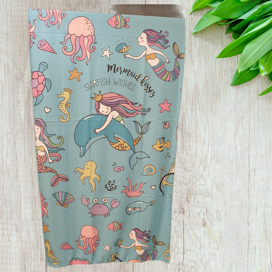 MERMAID DOLPHIN TOWEL