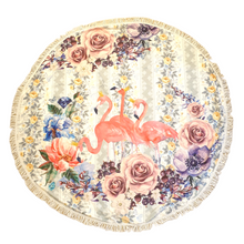 Load image into Gallery viewer, FLAMING WHITE ROUND TOWEL
