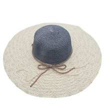 Load image into Gallery viewer, SHELL STRAW BEACH HAT
