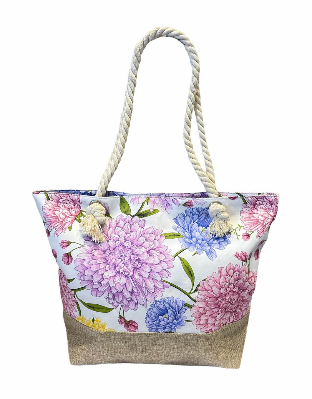 FLOWERS BEACH BAG